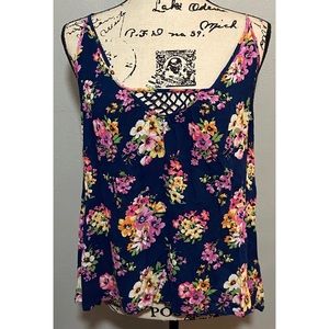 Flower print women’s Aeropostale top